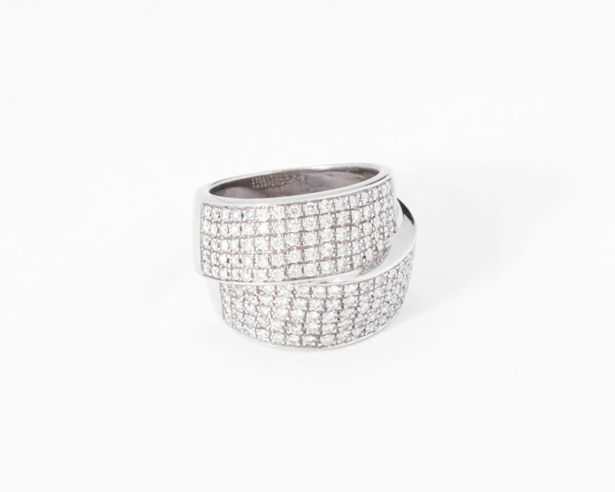 Bague double ruban en Diamant - Image 3