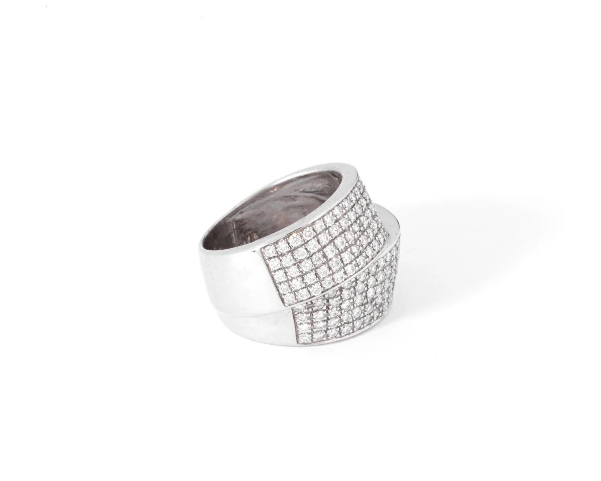 Bague double ruban en Diamant - Image 6