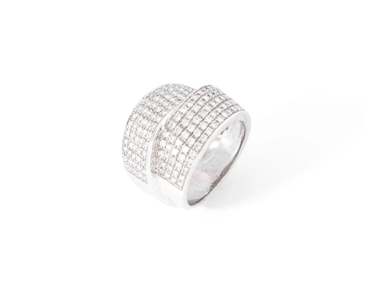 Bague double ruban en Diamant - Image 7