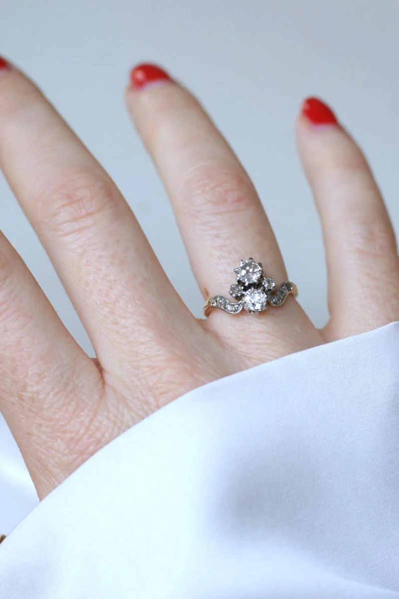 Bague Duchesse Belle Epoque Diamants - Image 3