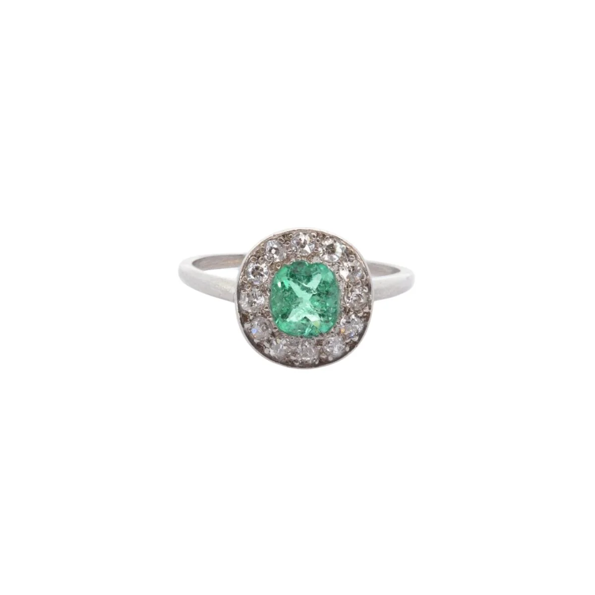 Bague émeraude des années 1920
