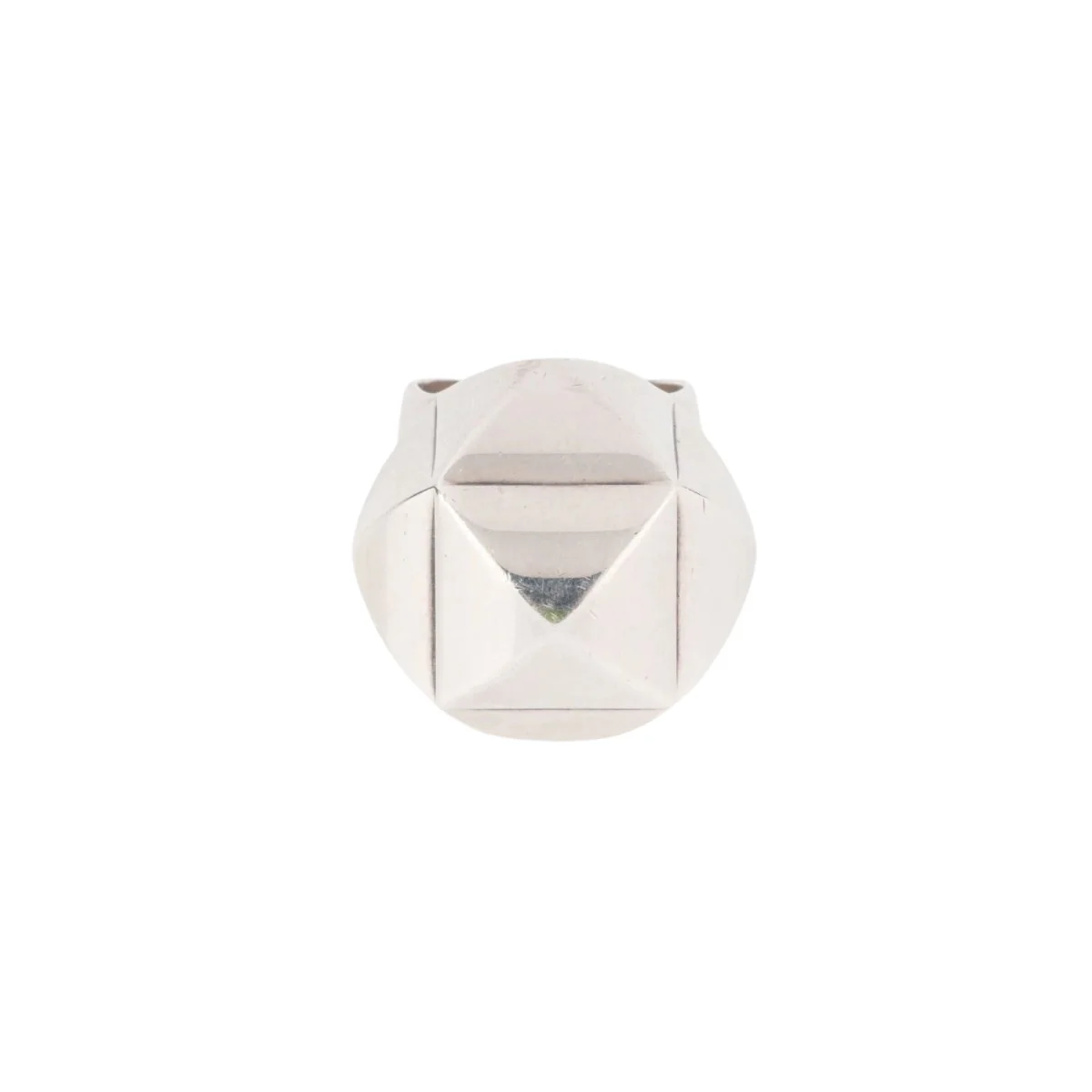 Bague en argent de la maison Hermès collection collier de chien rock - Image 6