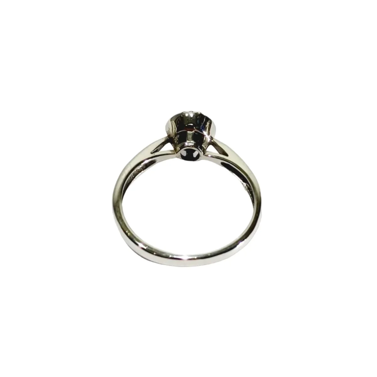 Bague en or blanc et diamants - Image 5