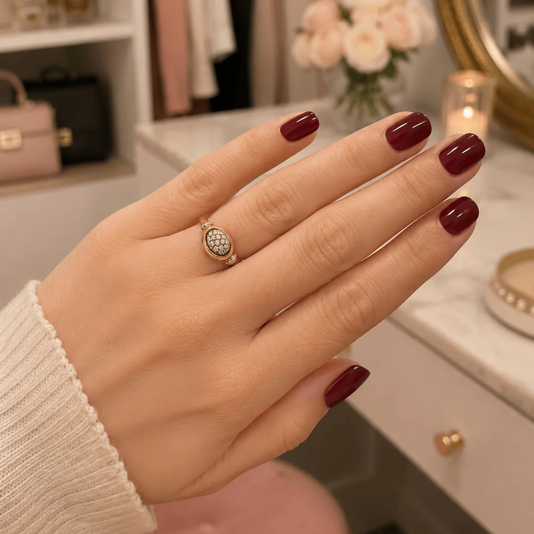 Bague en or blanc, or jaune et diamants - Image 2