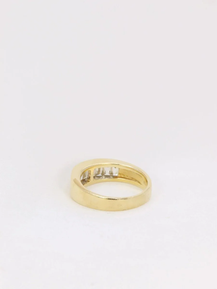 Bague en or et diamants taille baguette 1,2 ct - Image 4