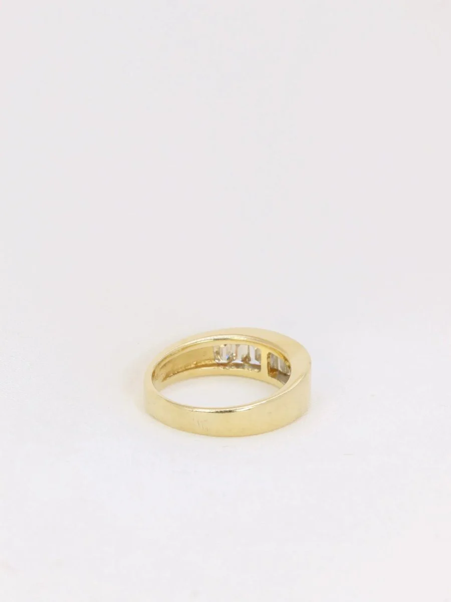 Bague en or et diamants taille baguette 1,2 ct - Image 5