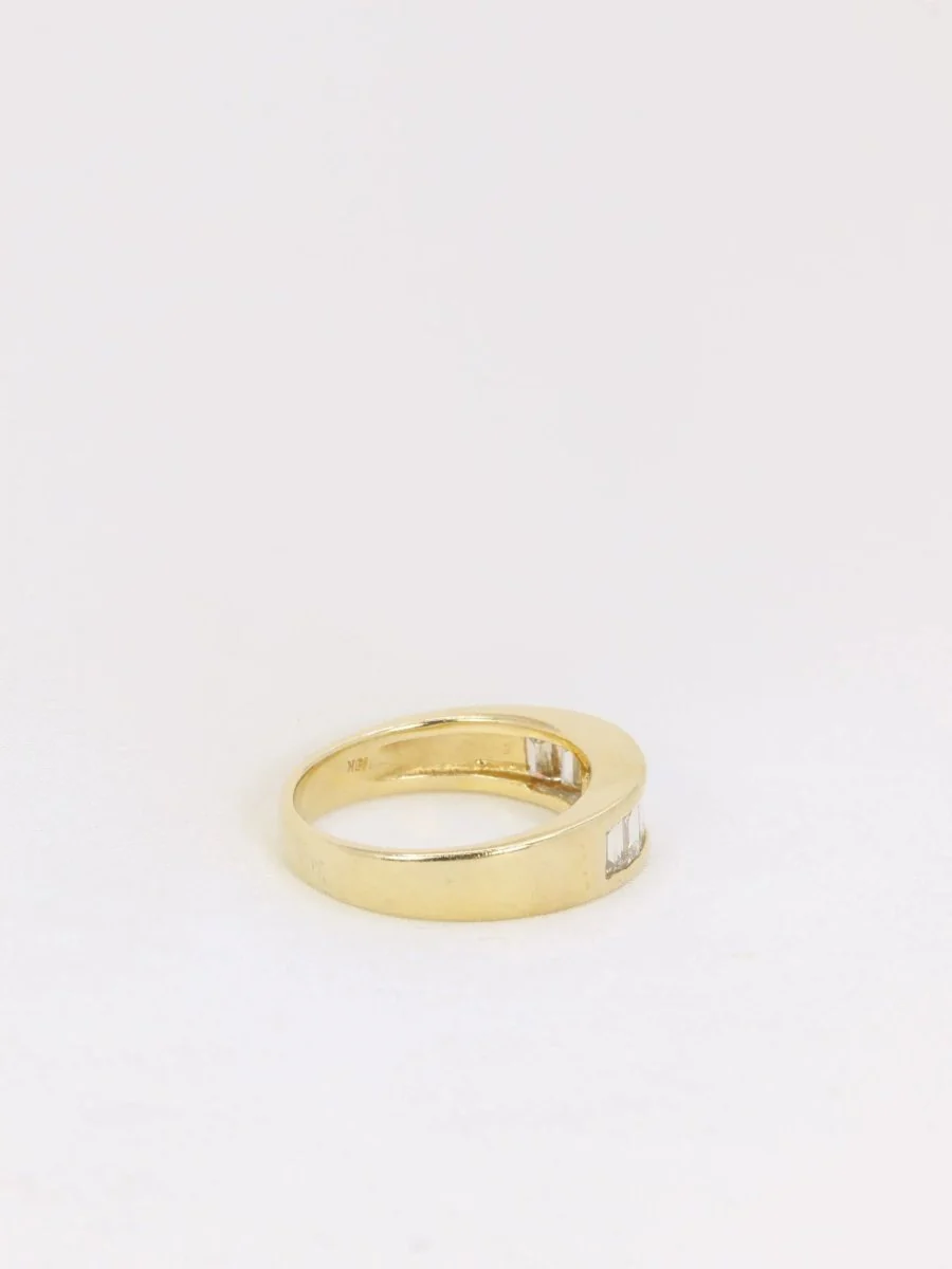 Bague en or et diamants taille baguette 1,2 ct - Image 6