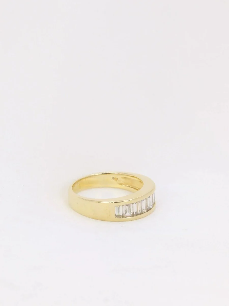 Bague en or et diamants taille baguette 1,2 ct - Image 7