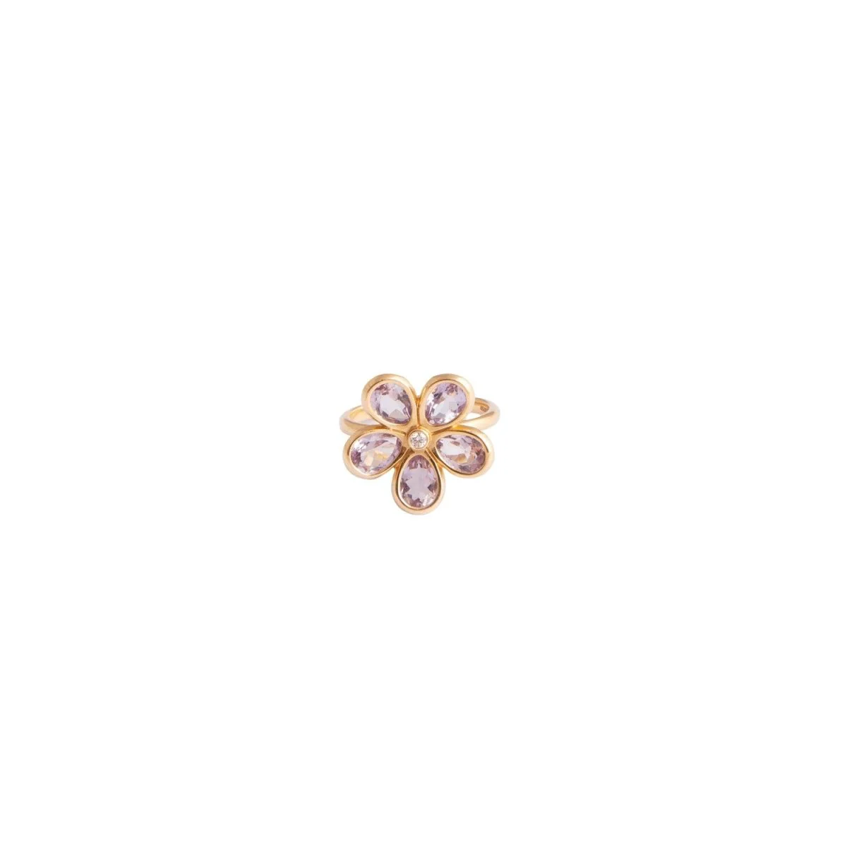 Bague TIFFANY & CO., en or jaune, améthyste et diamant