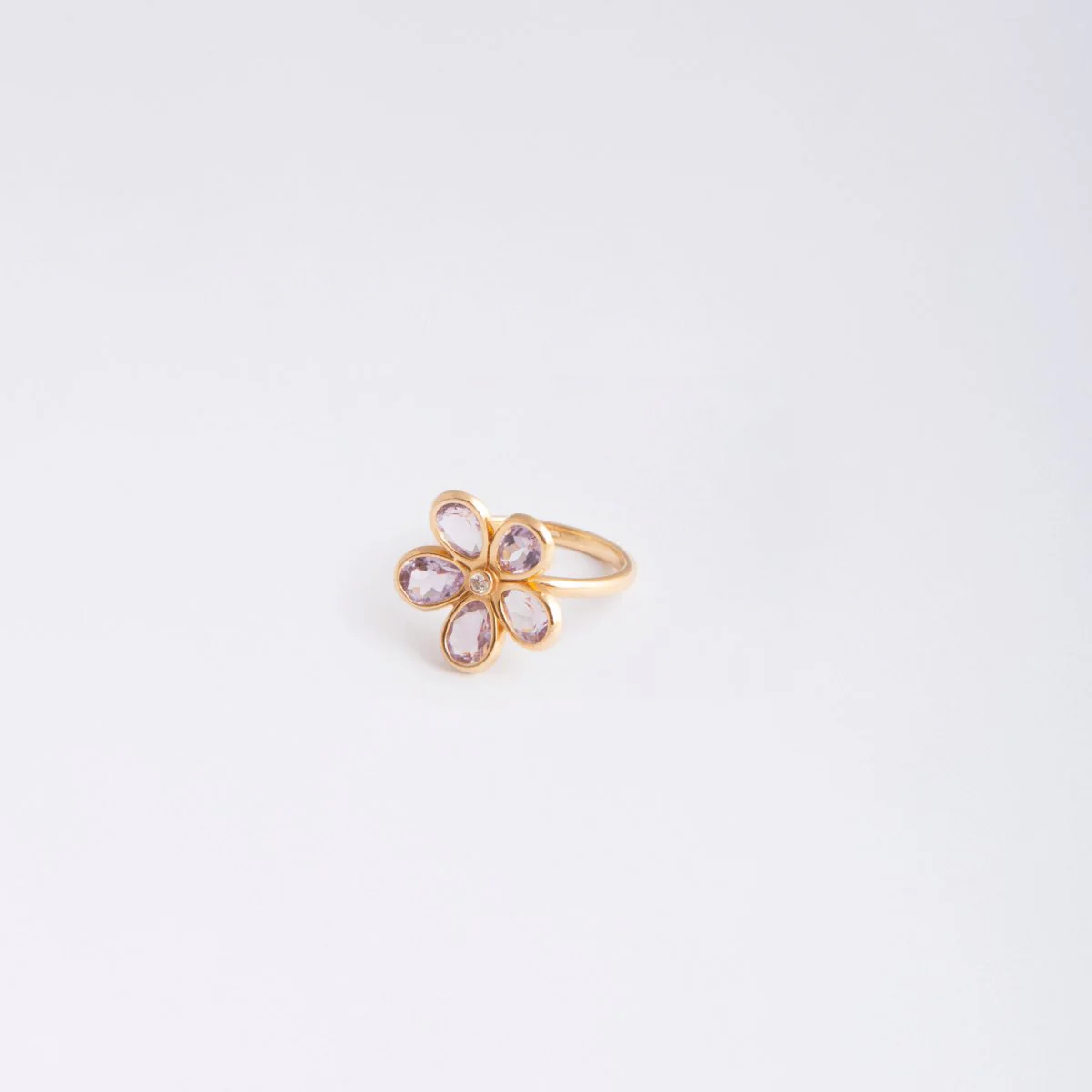 Bague TIFFANY & CO., en or jaune, améthyste et diamant - Image 4