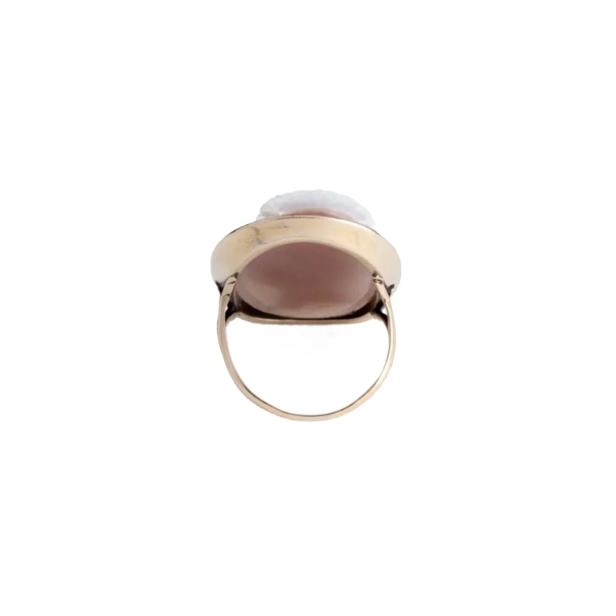Bague Camée en or jaune et agate - Image 4