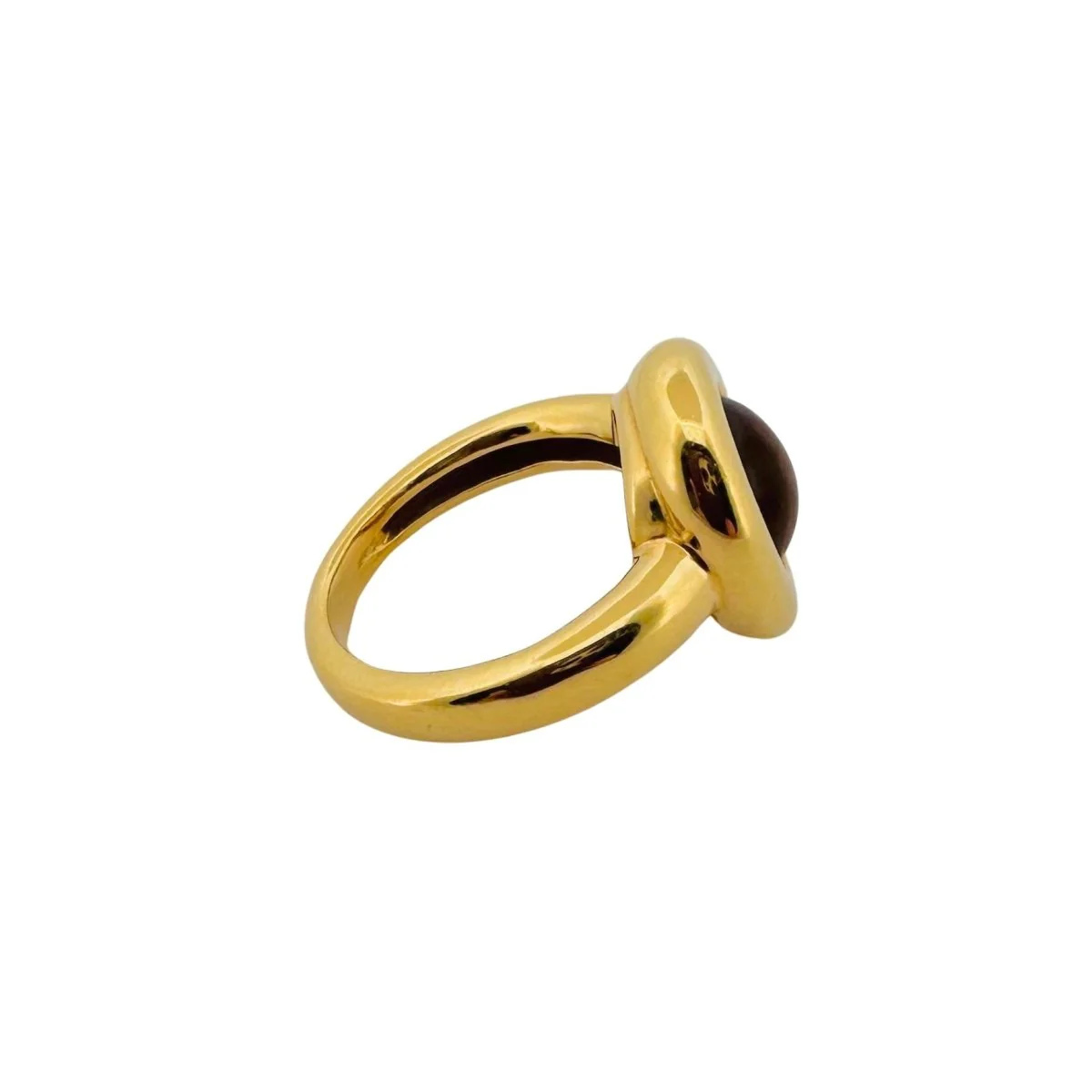 Bague en or jaune et citrine - Image 3
