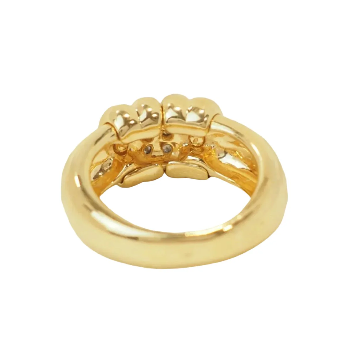 Bague en or jaune et diamant - Image 5