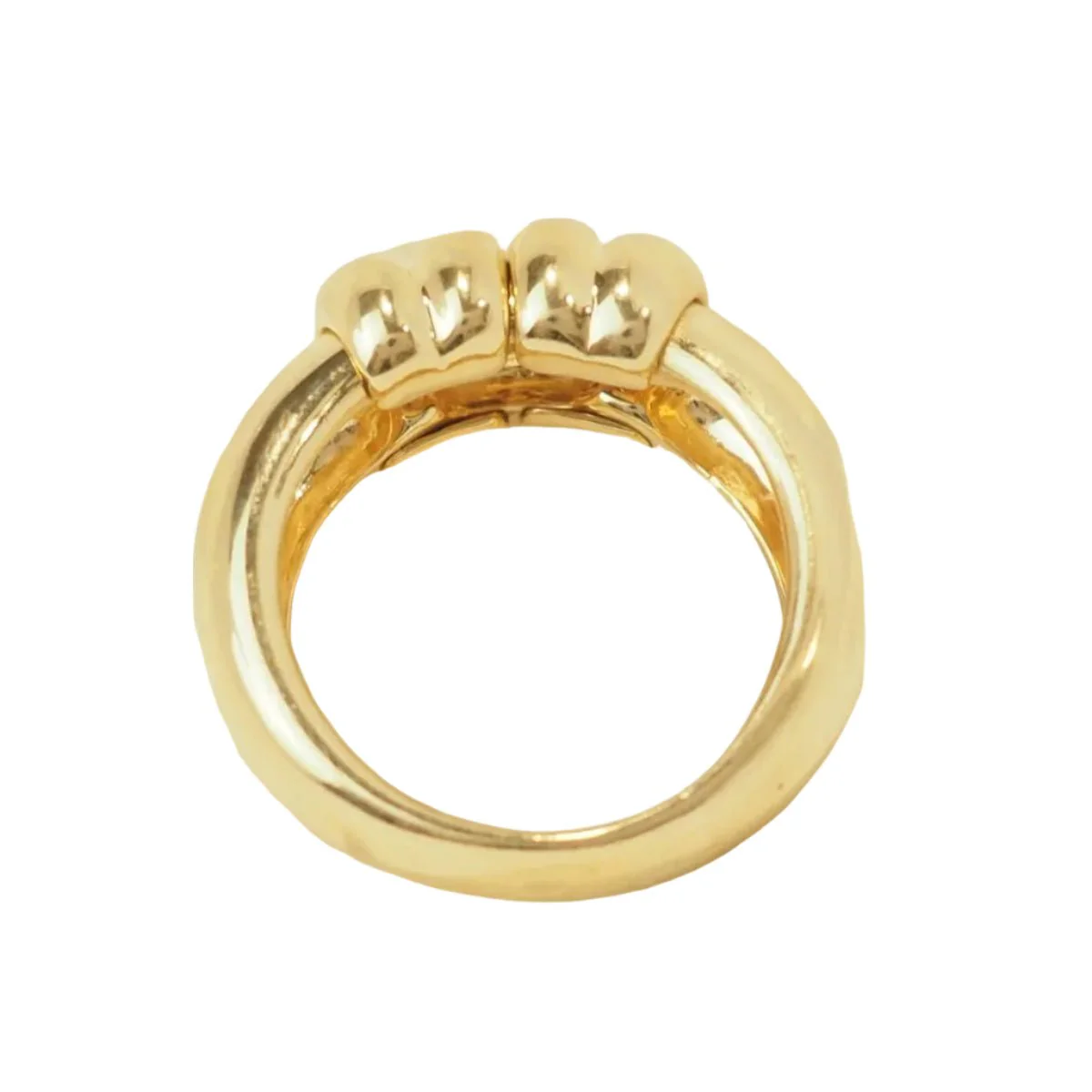Bague en or jaune et diamant - Image 7