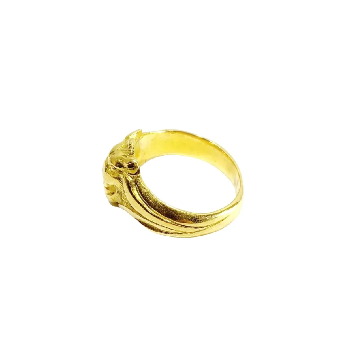 Bague en or jaune et diamants - Image 4