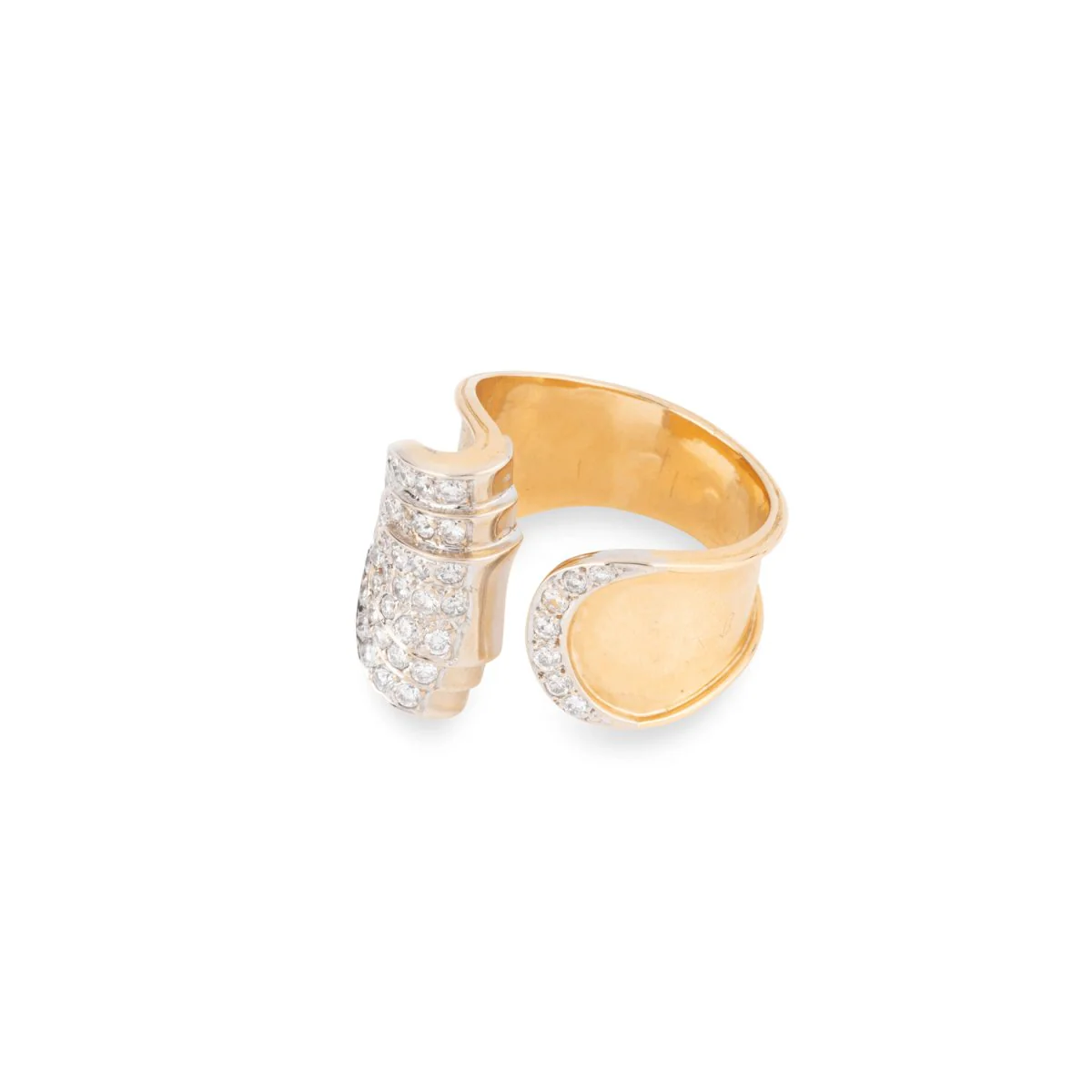 Bague en or jaune et diamants - Image 6