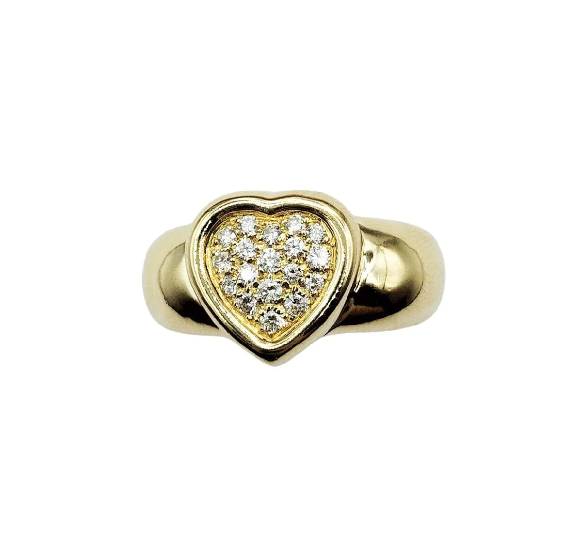 Bague PIAGET "Cœur" en or jaune et diamants
