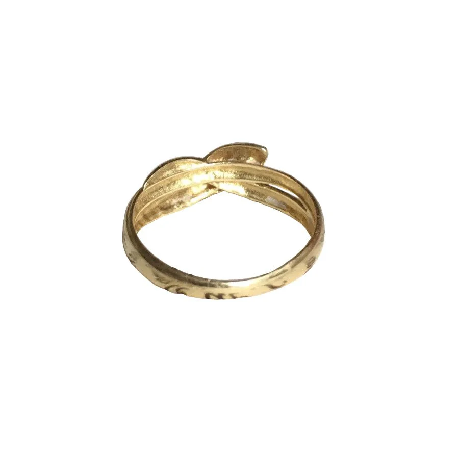 Bague en or jaune et rubis - Image 7