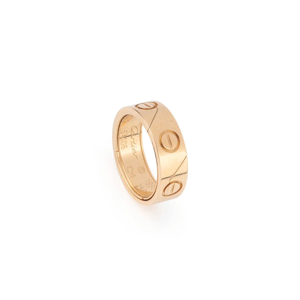 Bague Alliance CARTIER "Love" en or jaune - Image 3