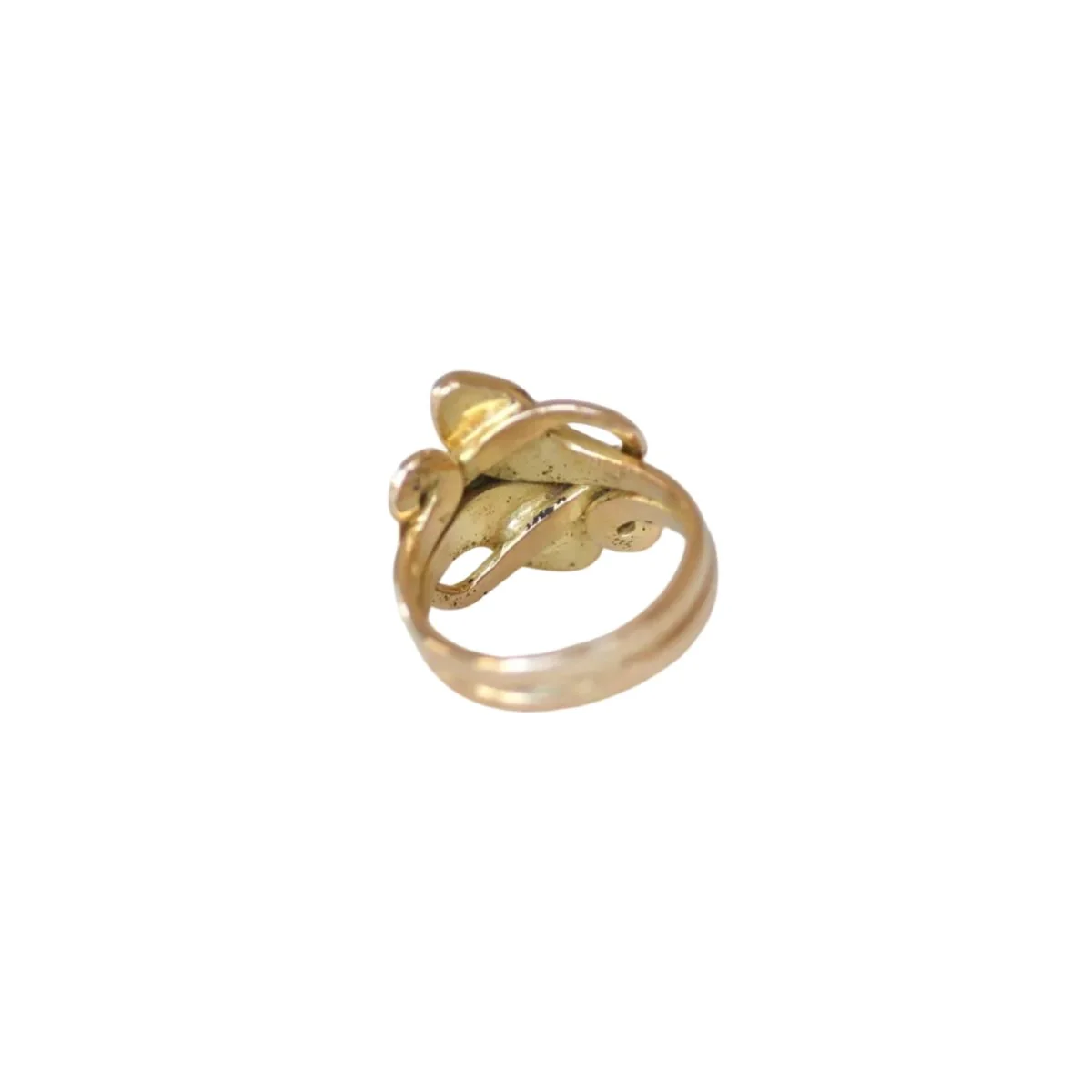 Bague Jonc en or jaune, or rose, et rubis - Image 4