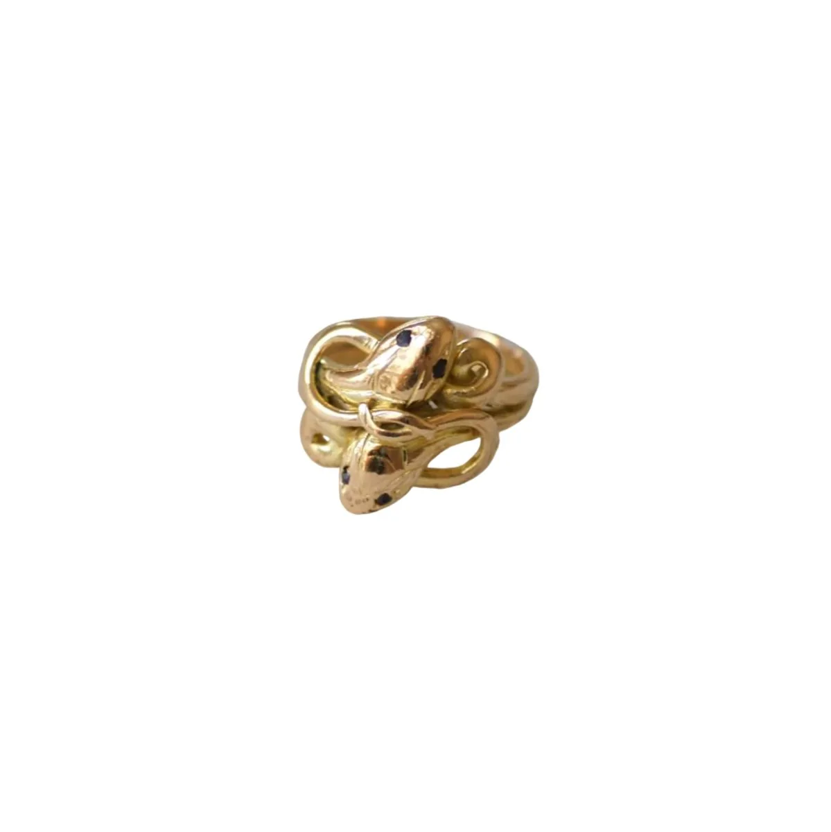 Bague Jonc en or jaune, or rose, et rubis - Image 6