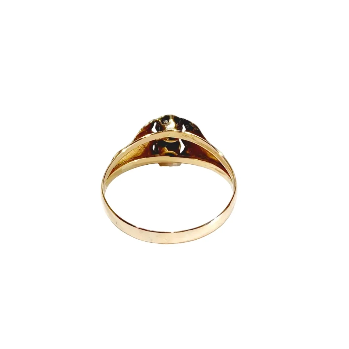 Bague en or jaune, or rose et saphirs - Image 5