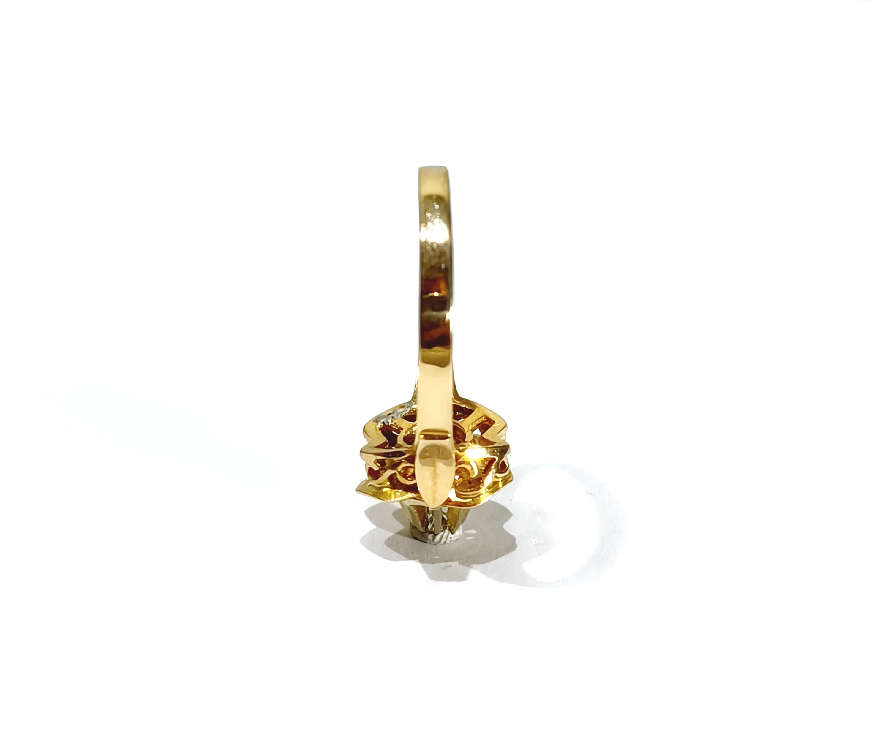 Bague en or rose et diamants - Image 10