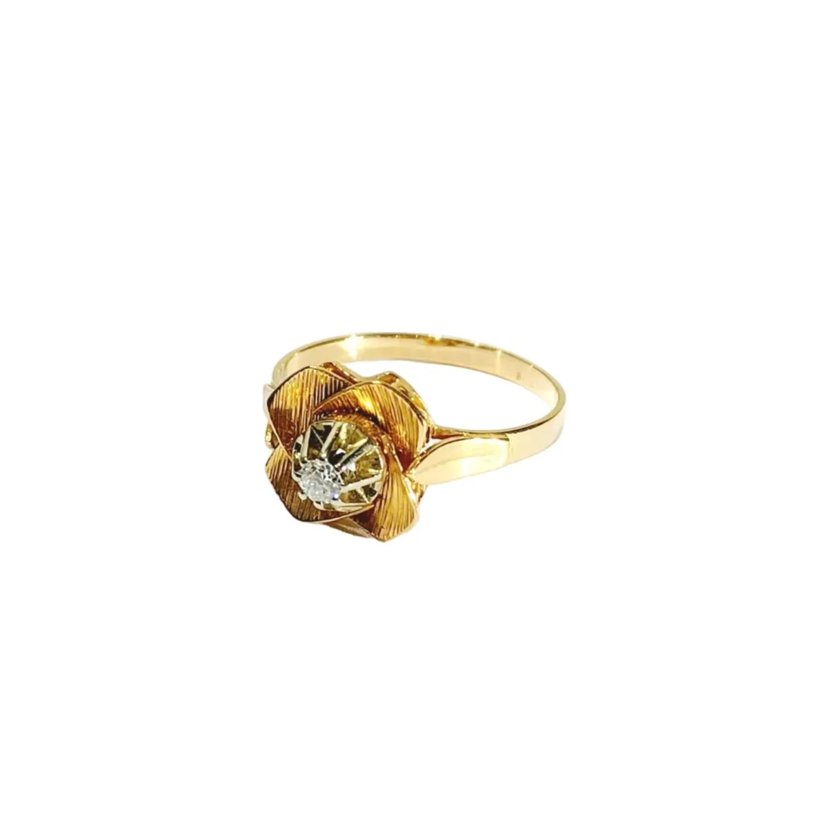 Bague en or rose et diamants - Image 14