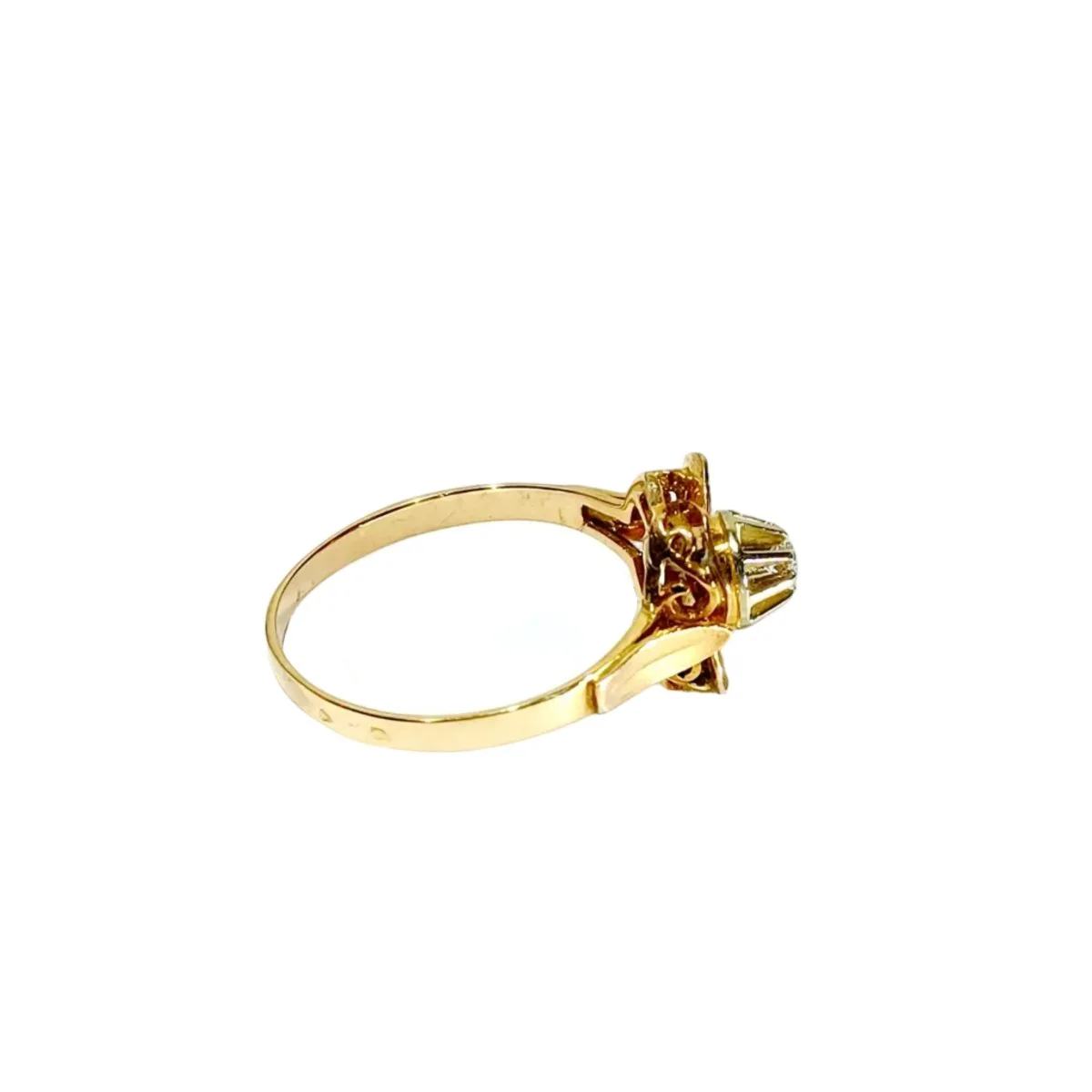 Bague en or rose et diamants - Image 17