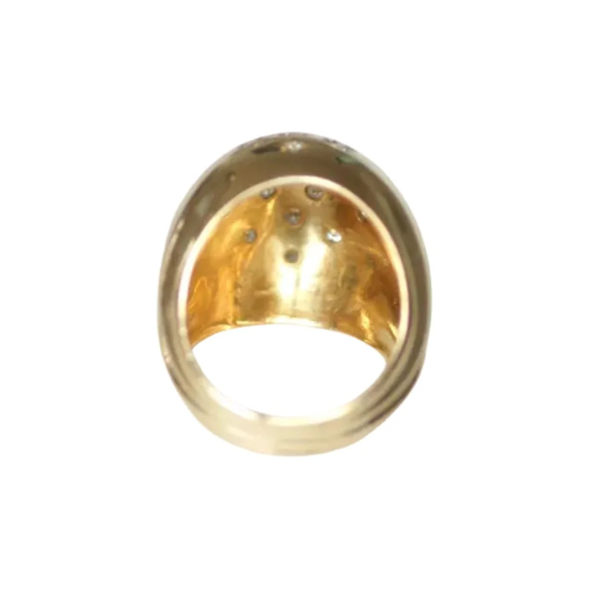 Bague Dôme en or rose et diamants - Image 4
