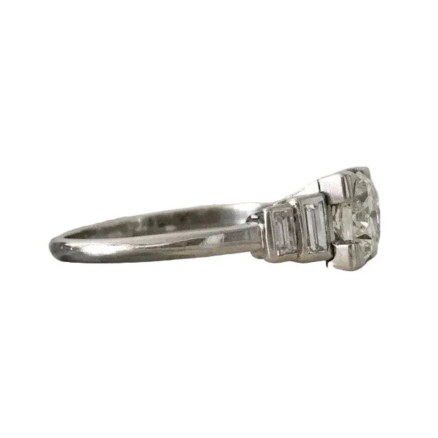 Bague en platine et diamants - Image 4