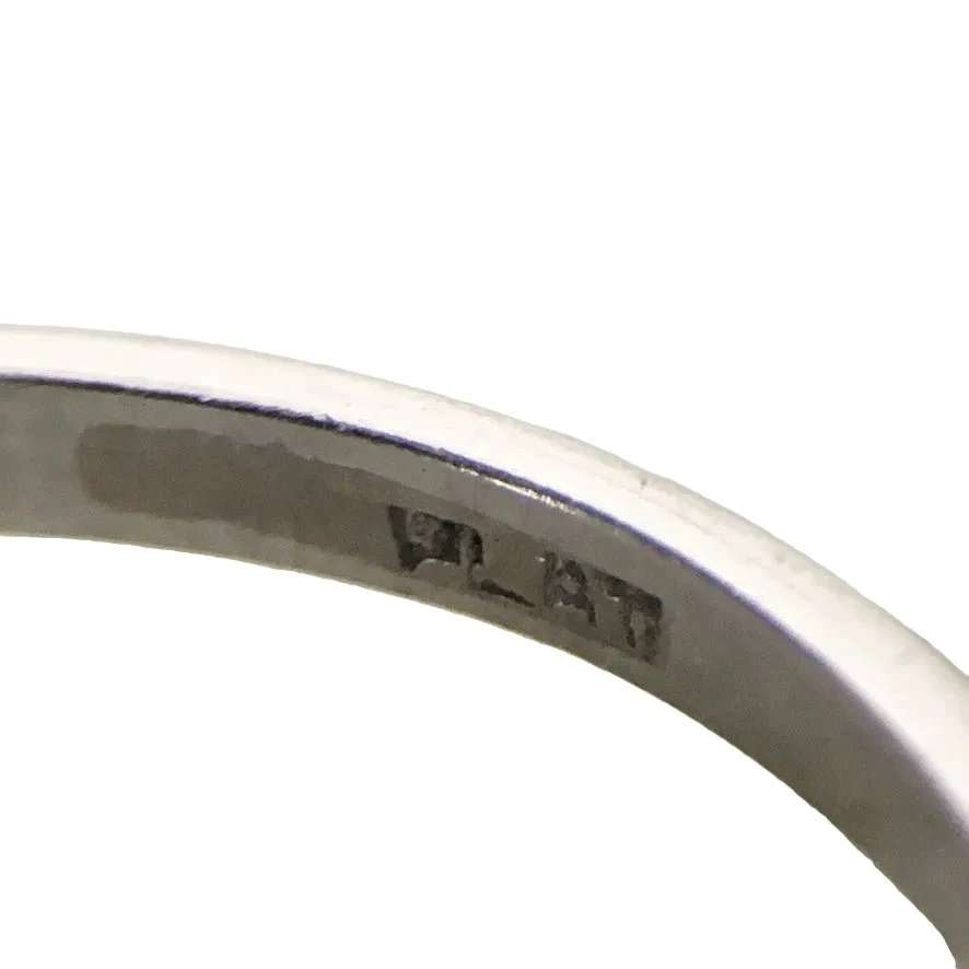Bague en platine et diamants - Image 6
