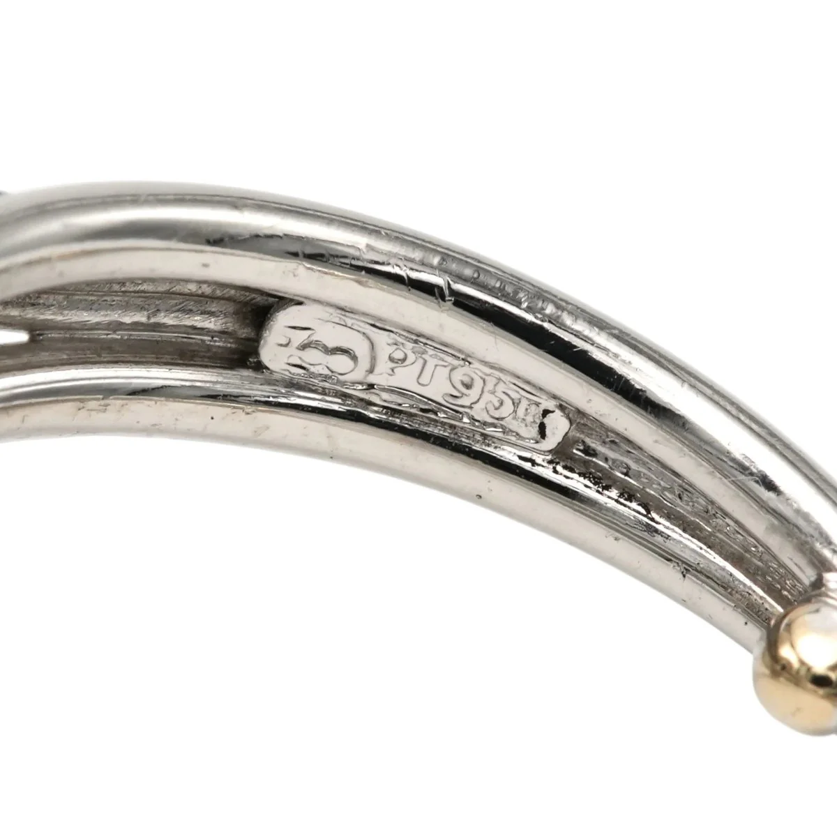 Bague Entourage en platine, saphir et diamants - Image 7