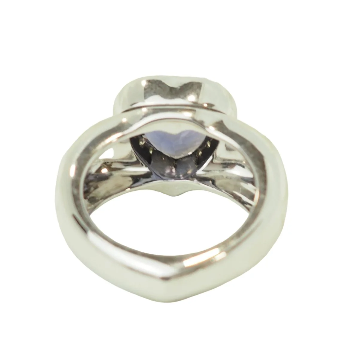 Bague Entourage POIRAY en or blanc, tanzanite et diamants - Image 5