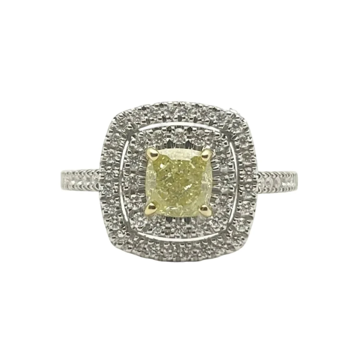 Bague Entourage VISCONTI en or blanc et diamants