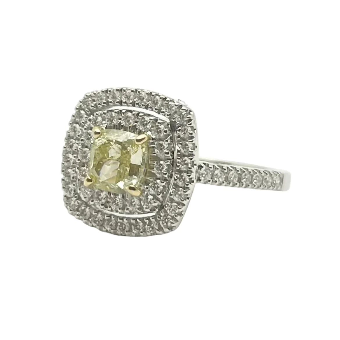Bague Entourage VISCONTI en or blanc et diamants - Image 2
