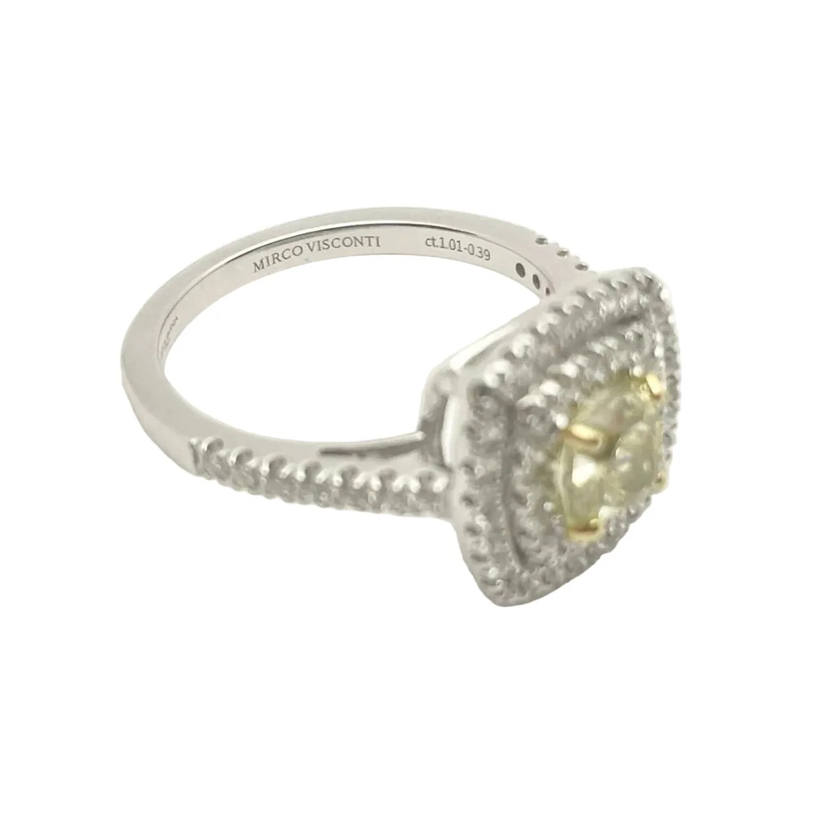 Bague Entourage VISCONTI en or blanc et diamants - Image 7