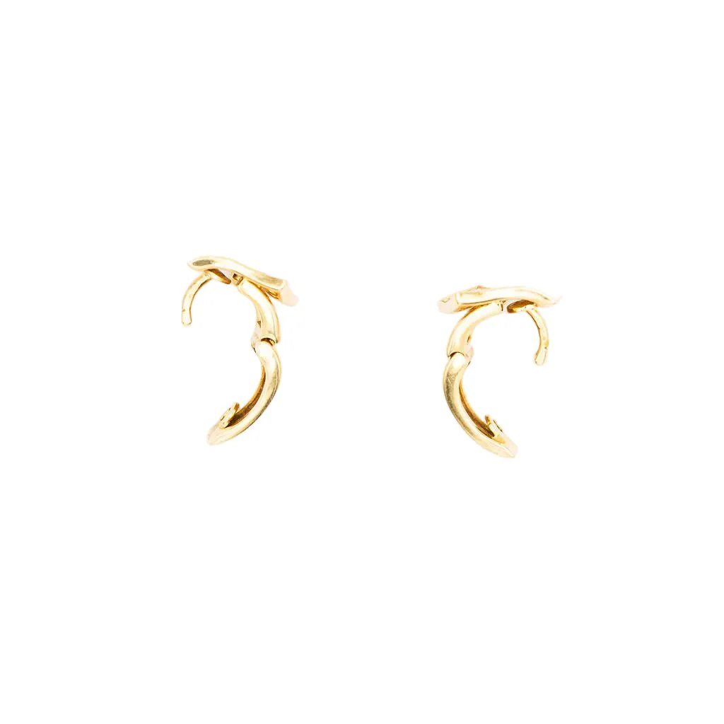 Bague et Boucles d'oreilles en or jaune et diamants - Image 6