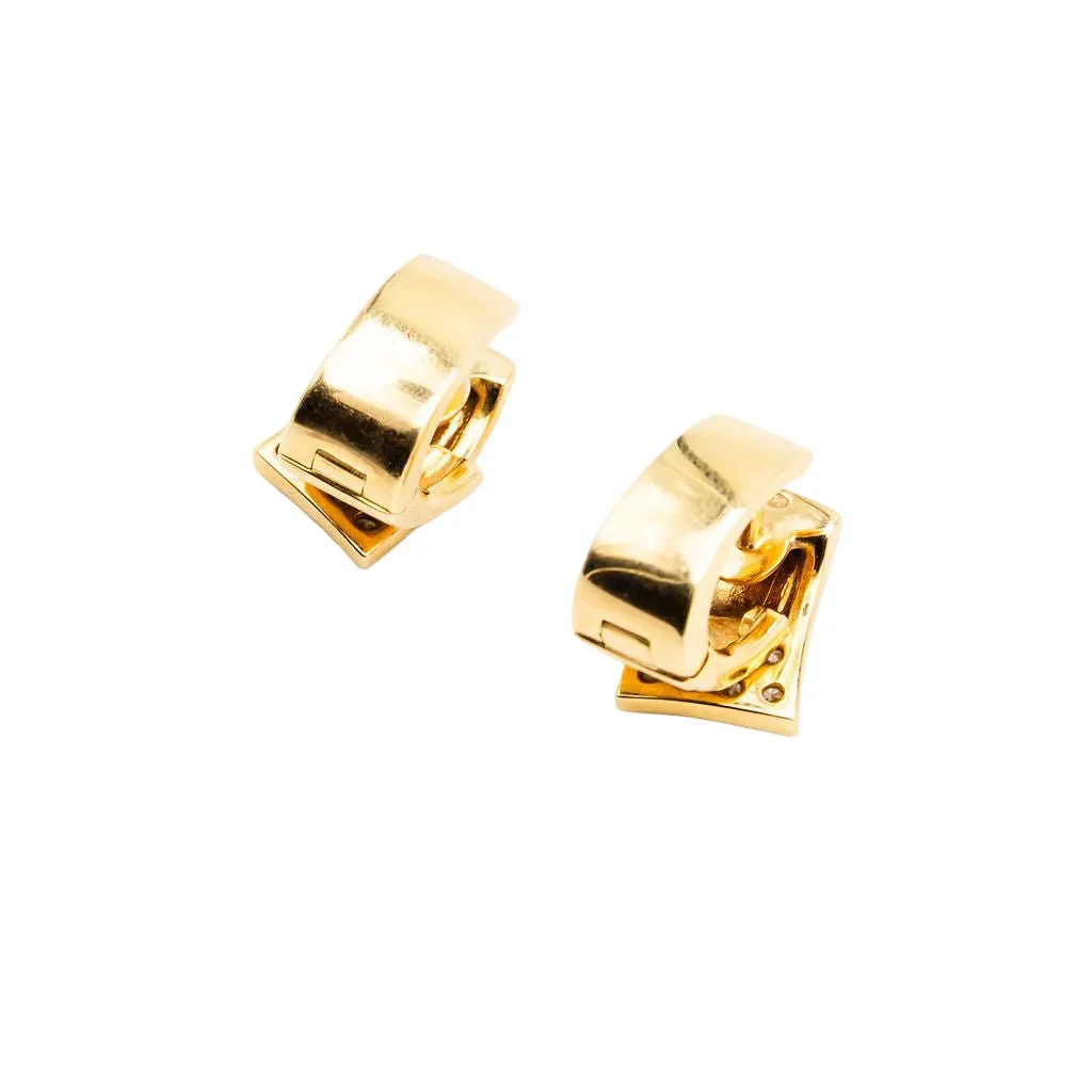 Bague et Boucles d'oreilles en or jaune et diamants - Image 7