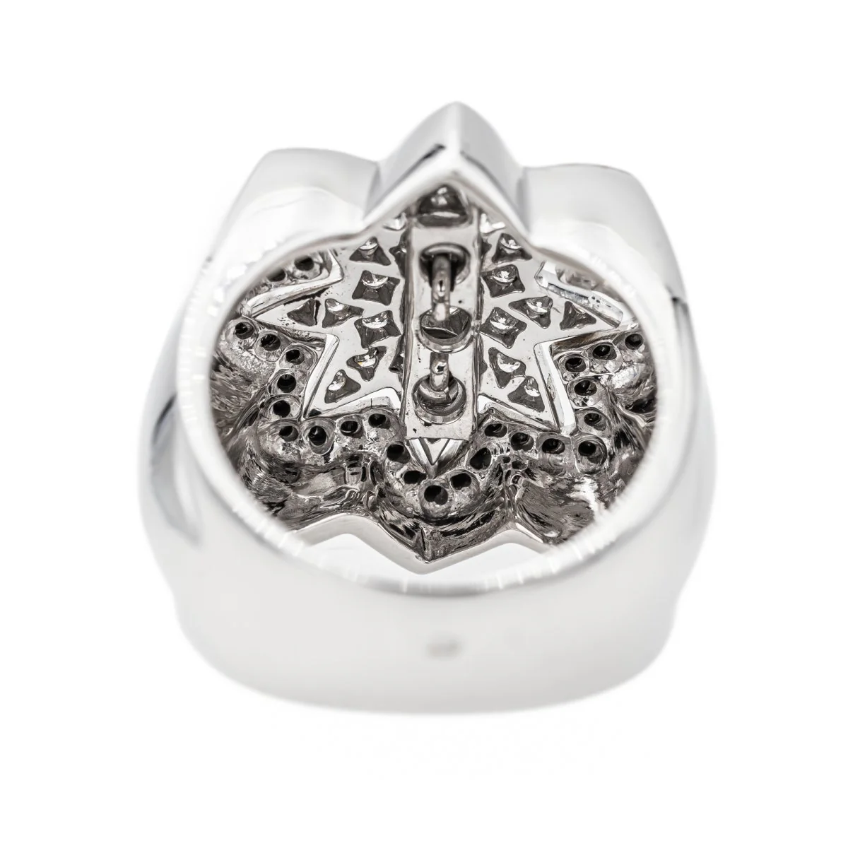 Bague Etoile en or blanc et diamants - Image 5