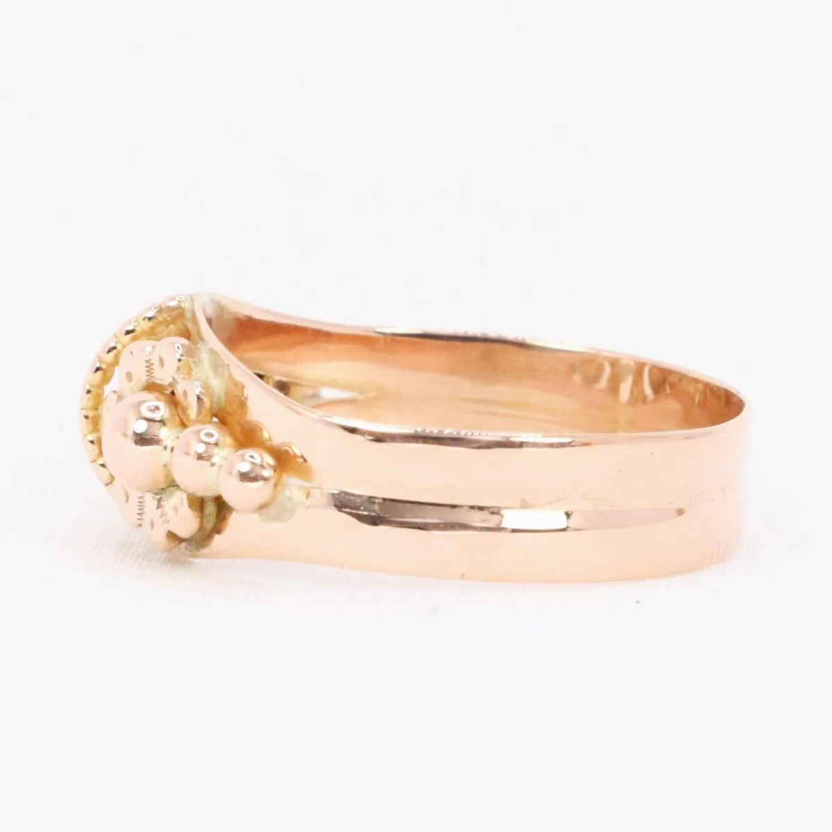 Bague "Fleur" Art Nouveau en or rose - Image 4