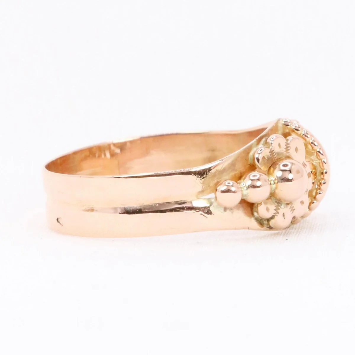 Bague "Fleur" Art Nouveau en or rose - Image 7