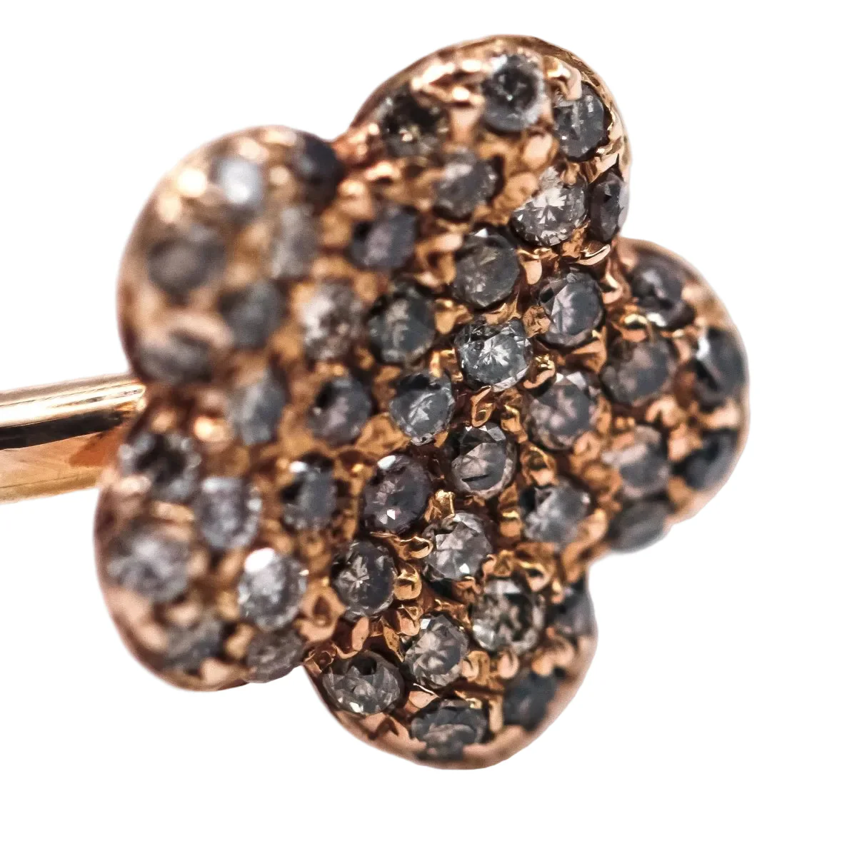 Bague en or rose et diamants - Image 5
