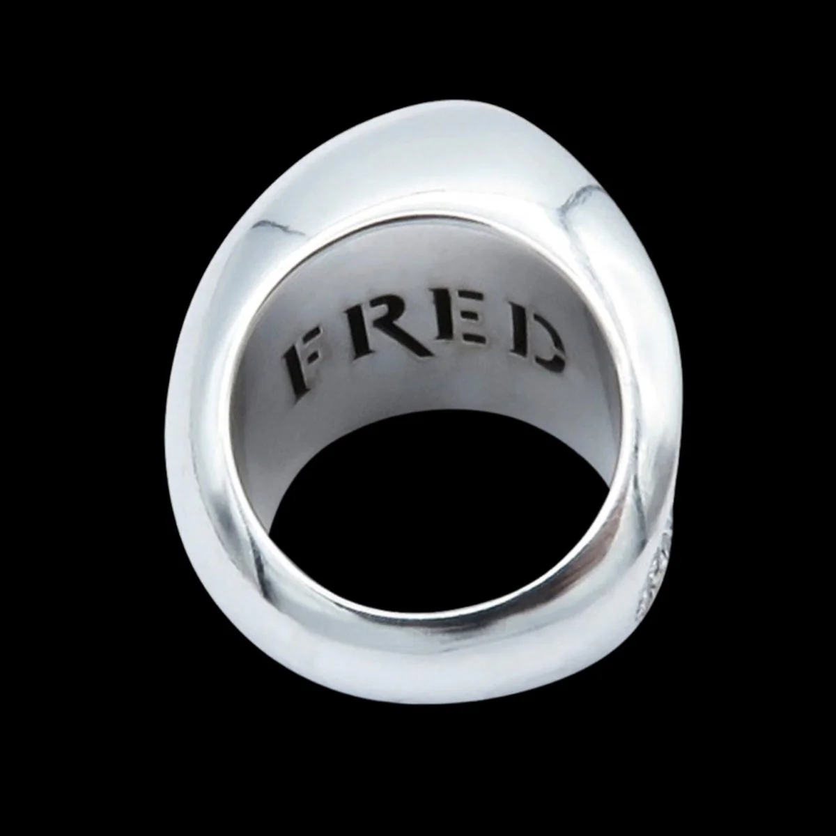 Bague Pavée FRED "Candy" en or gris et diamants - Image 3