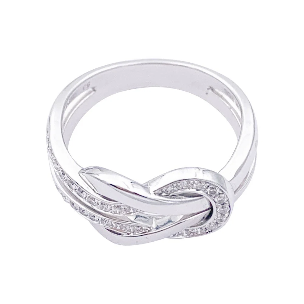 Bague Fred, "Chance Infinie", or blanc, diamants. - Image 4