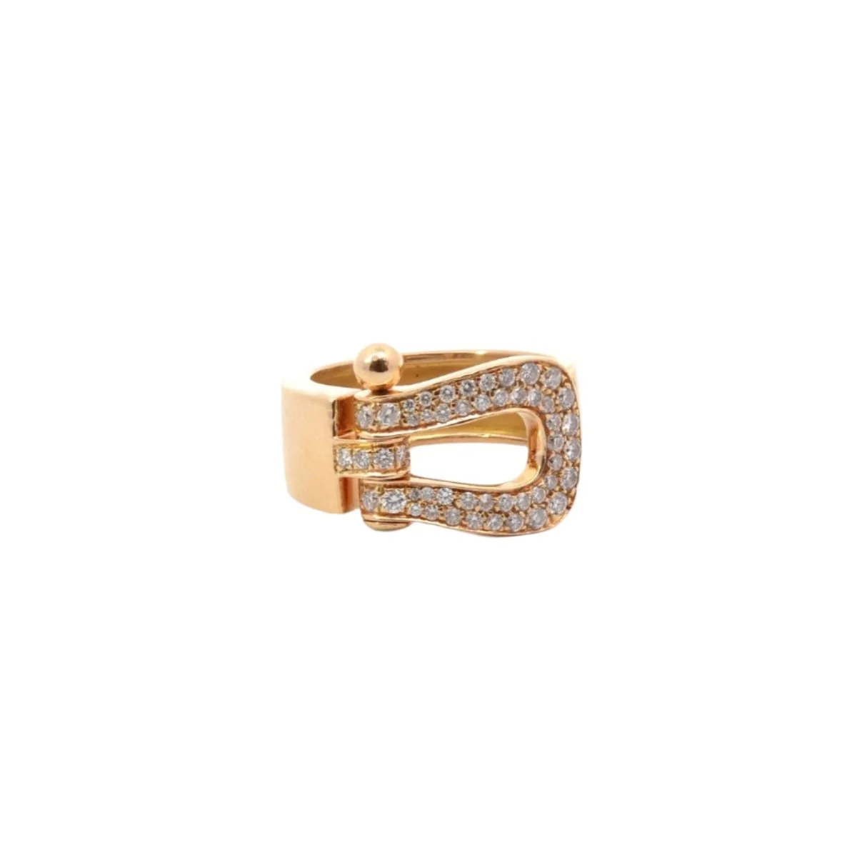 Bague FRED en or jaune et diamants - Image 3