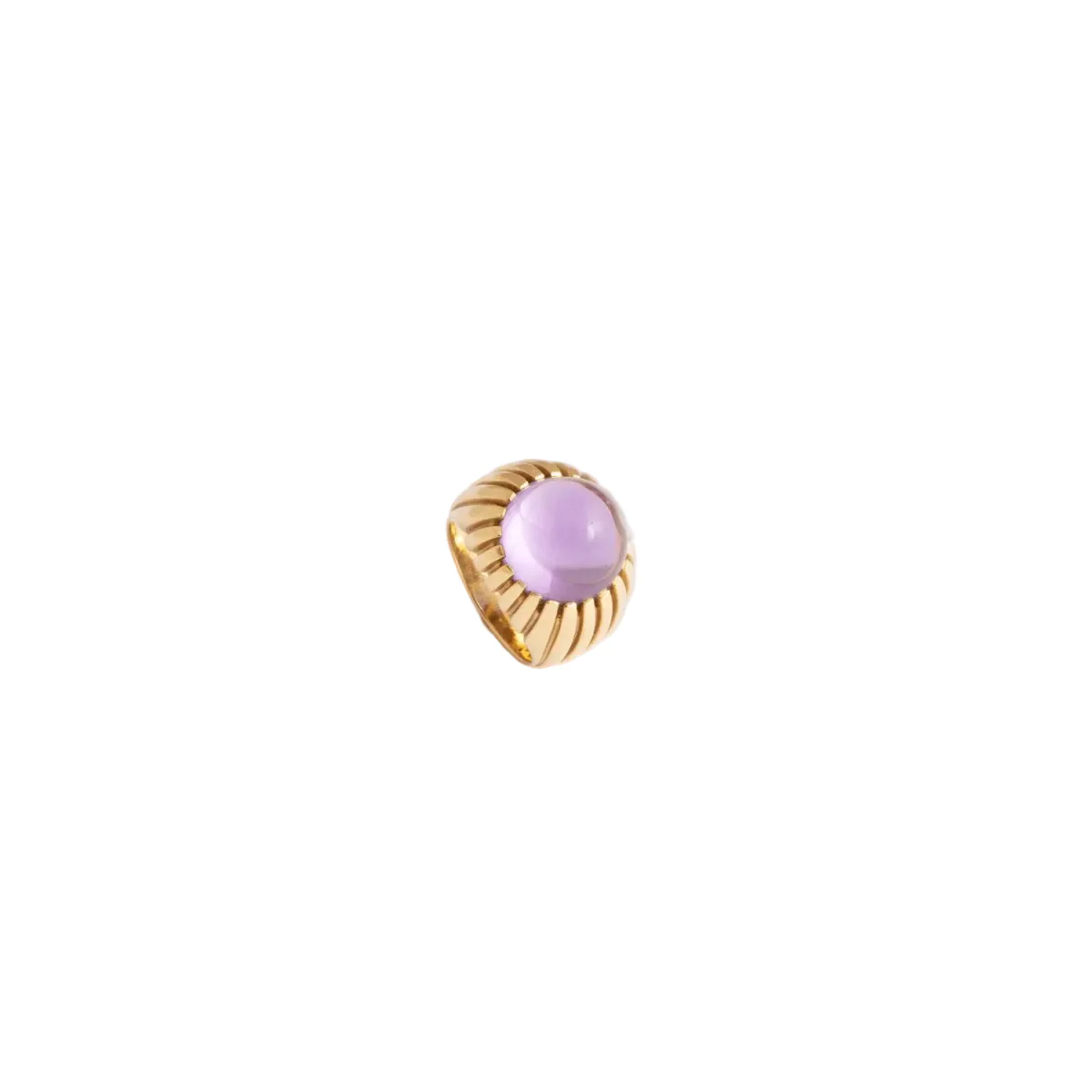 Bague FRED en or jaune et améthyste - Image 4