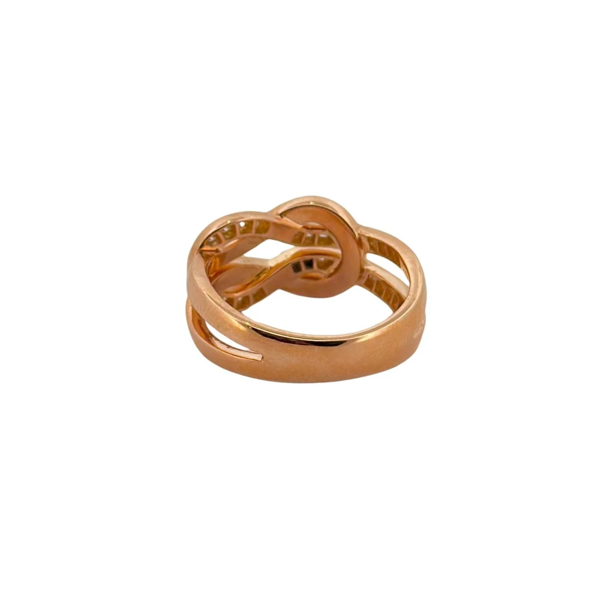 Bague FRED en or rose et diamants - Image 4