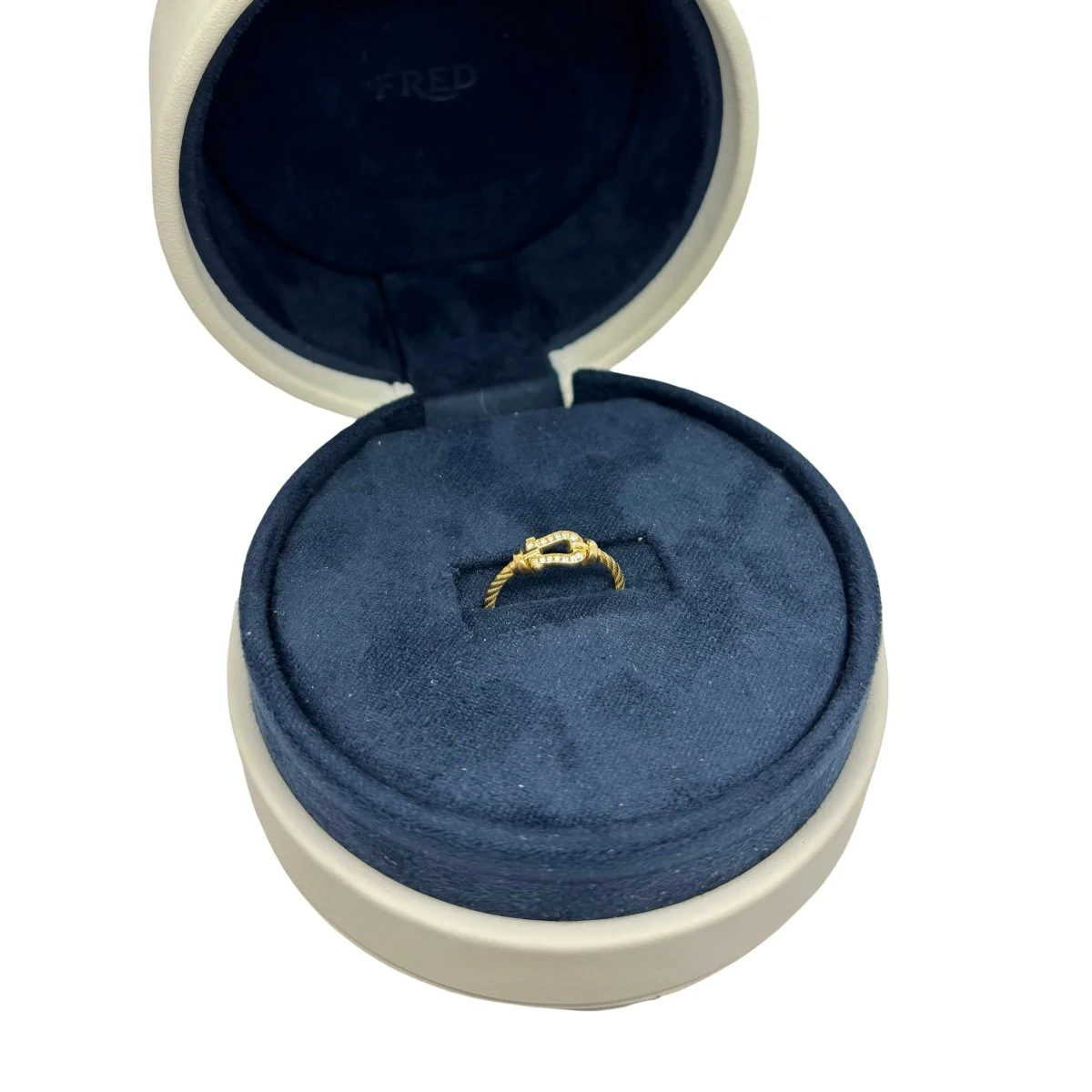 Bague FRED "Force 10" PM en or jaune et diamants - Image 6