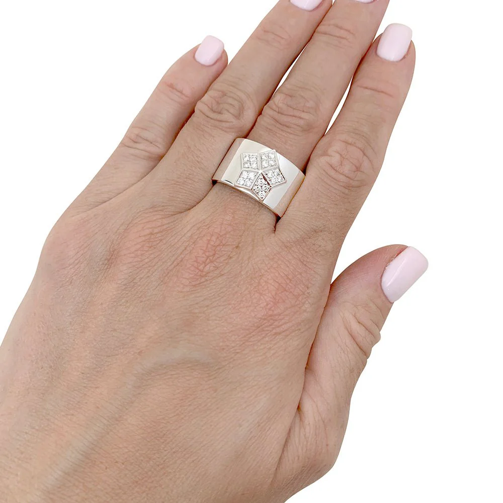 Bague FRED "Lucifer" en or blanc et diamant - Image 2